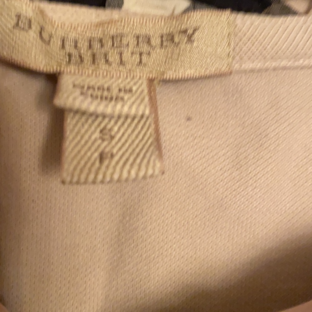 ❤️ Authentic Burberry Tan Short Sleeve Shirt - Picture 7 of 8